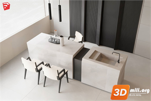 Kitchen island Skp Files